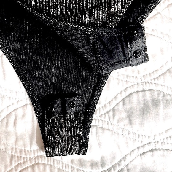 And Now This metallic bodysuit size S - Picture 6 of 10